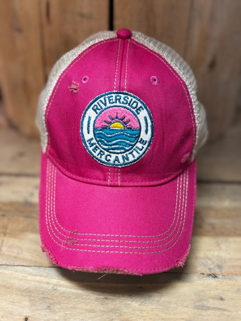 Customize Beach Scene Snapback Hat