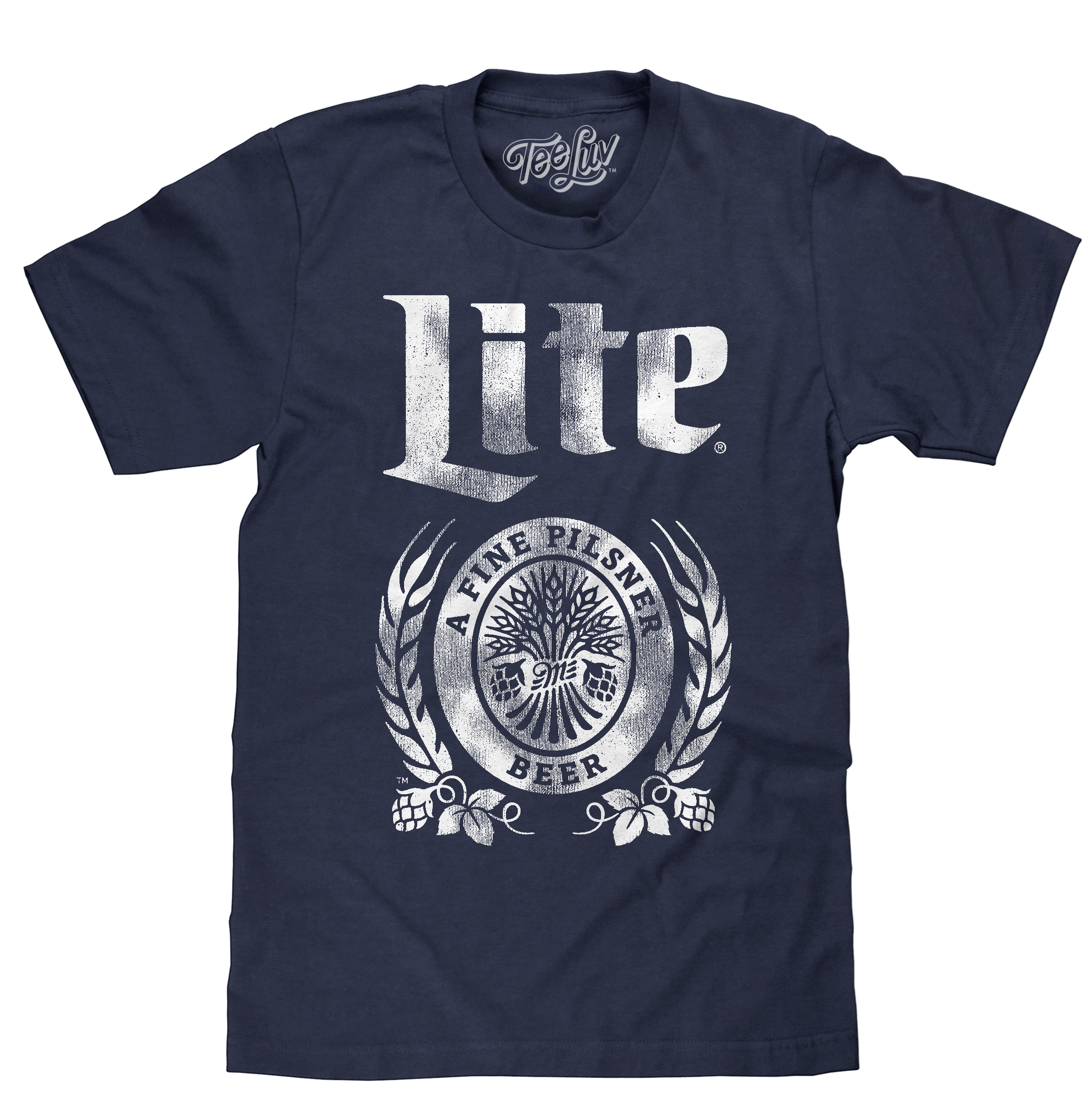 Miller Lite Logo T-Shirt - Navy