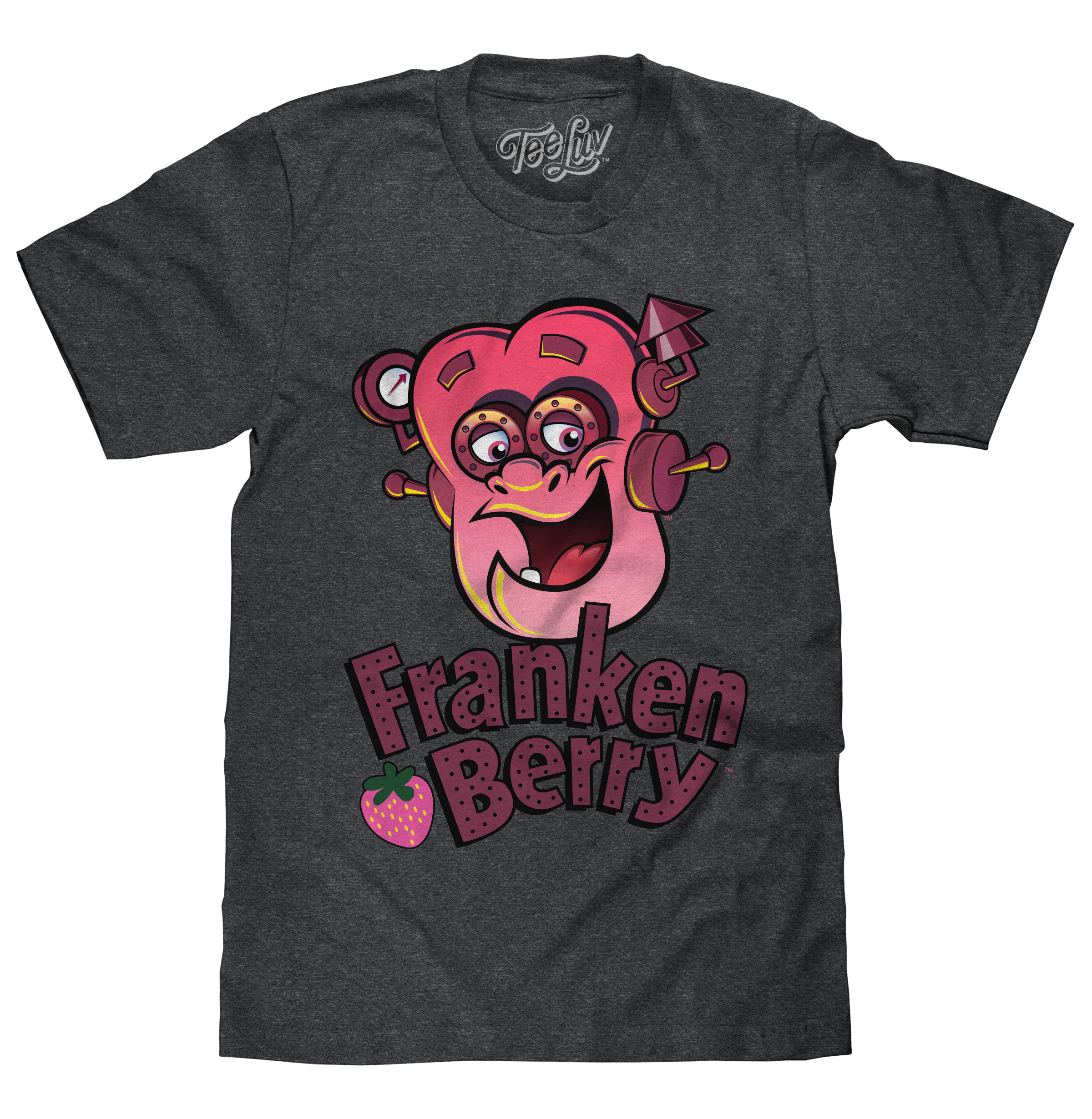 Franken Berry T-Shirt - Charcoal Gray
