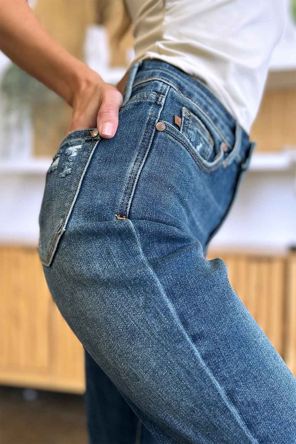 Judy Blue High Waist Jeans - Tummy Control Full Size Slim Fit Women's Jeans