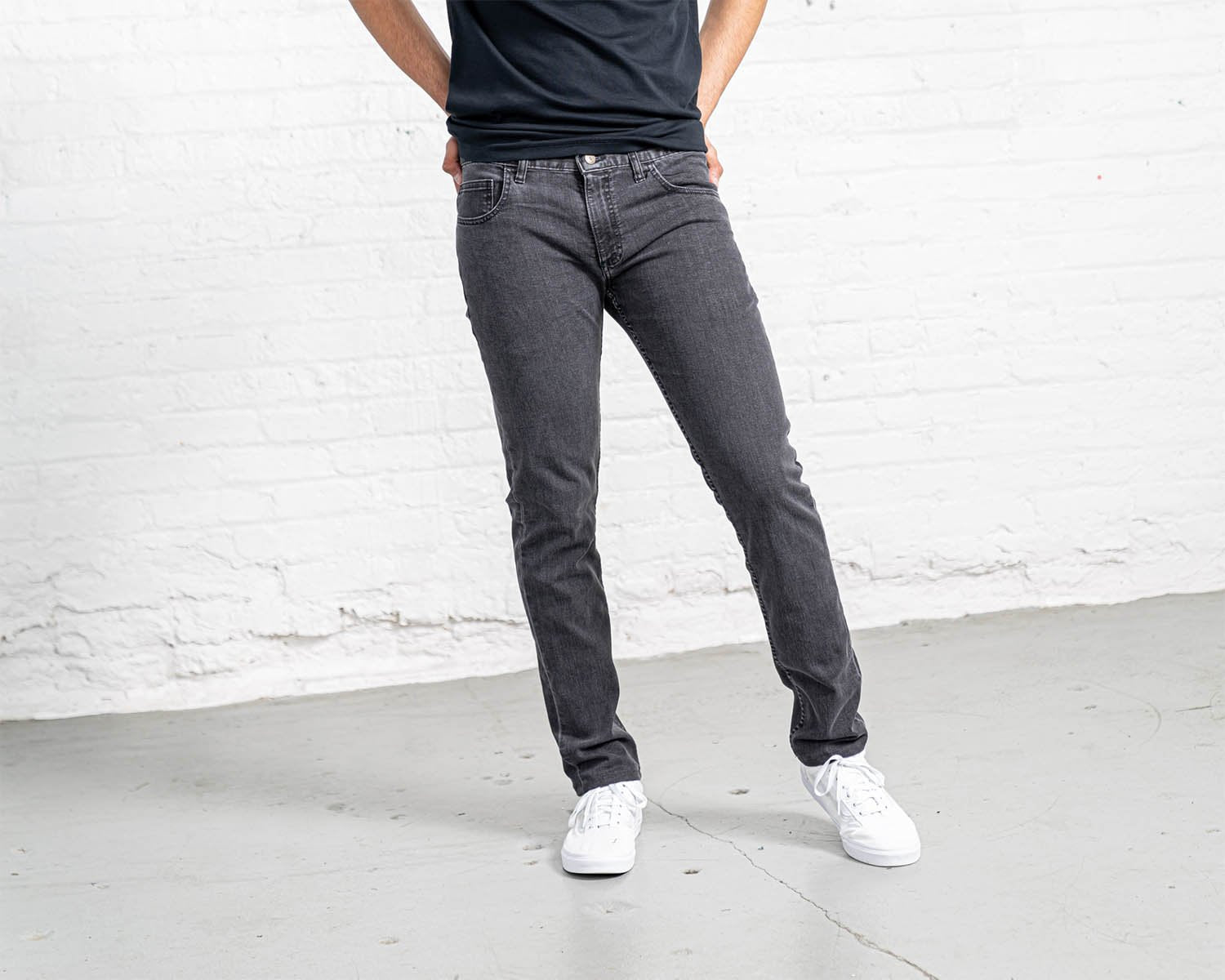 Slim Fit Grey Wash