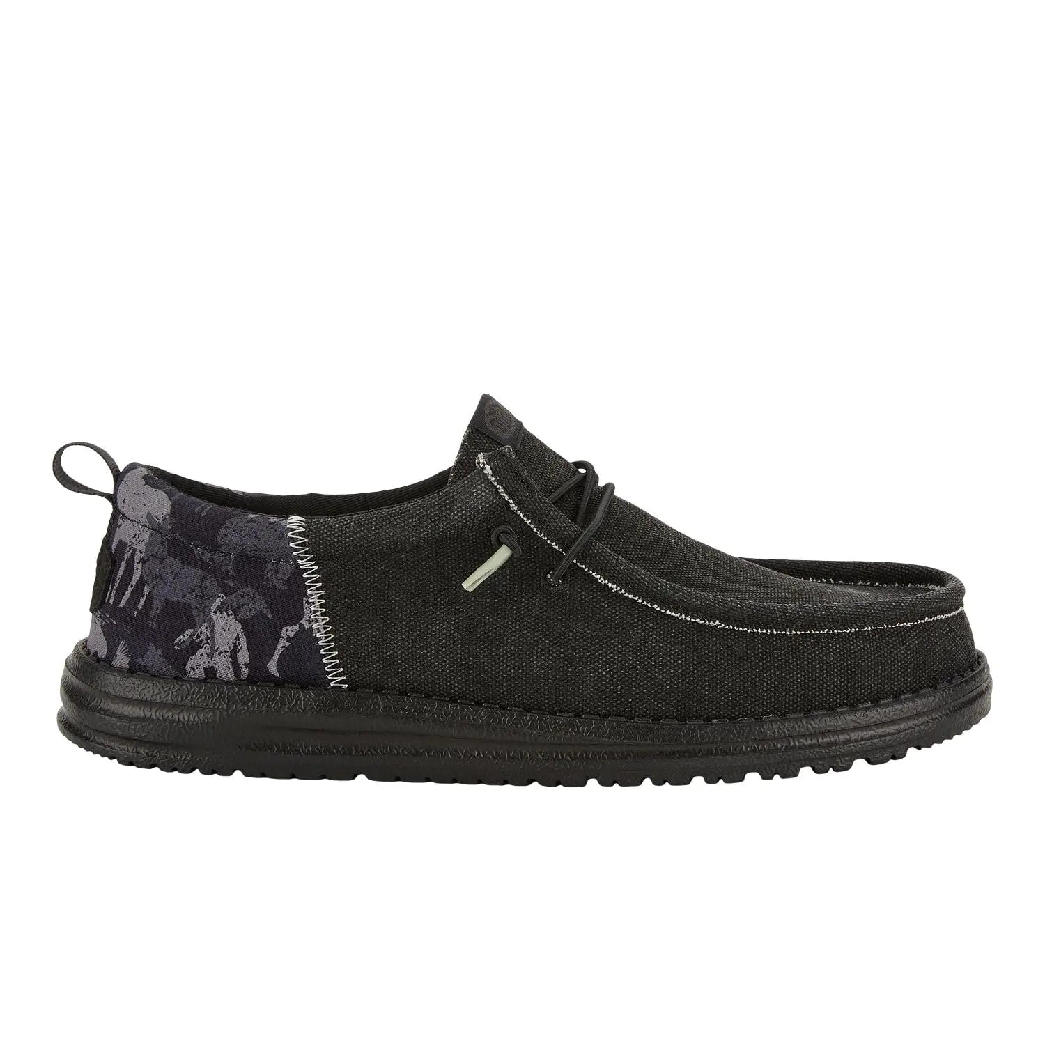 Hey Dude Wally Funk Hunt Camo Black Slip On