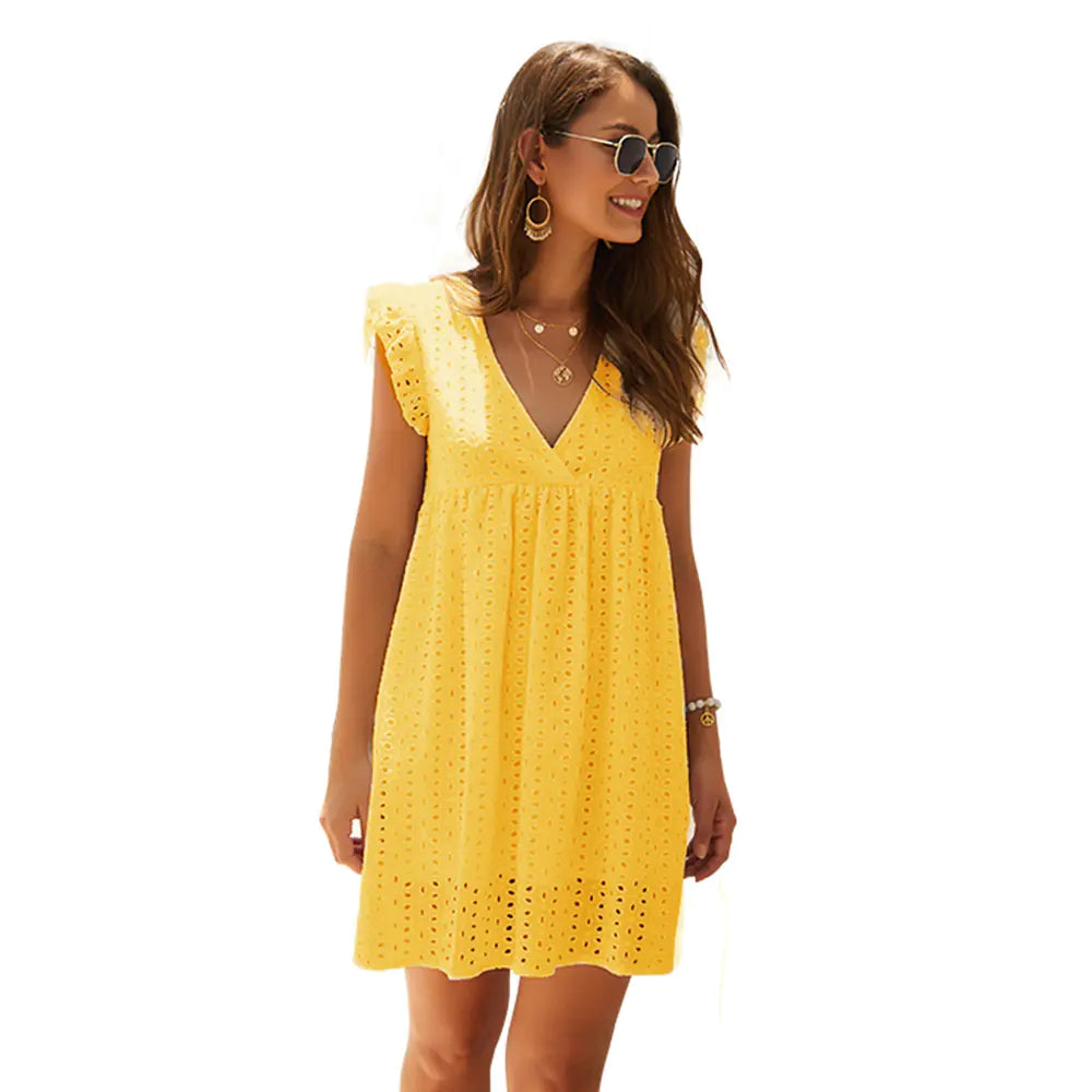 Lace Dress, Women's Short Skirt, Summer Dress