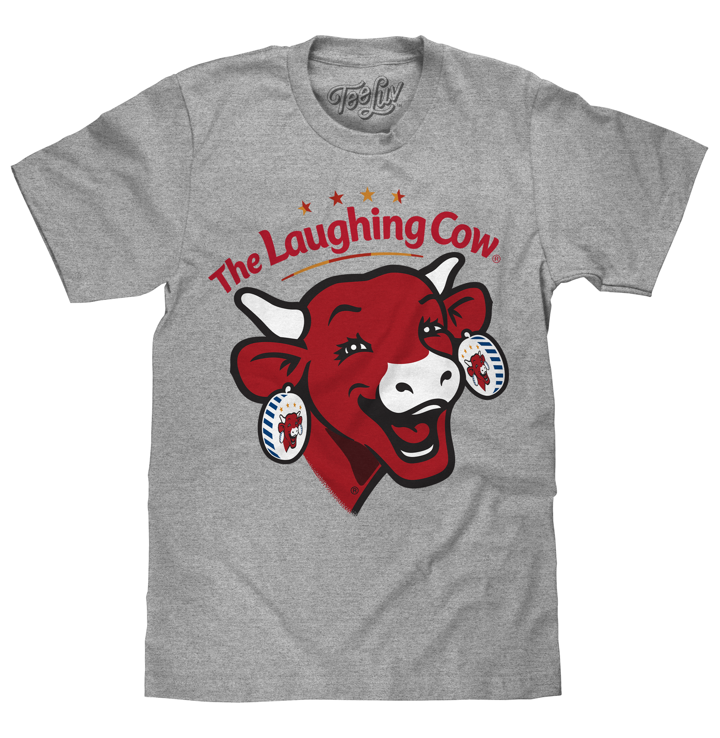 The Laughing Cow Cheese Logo T-Shirt - Athletic Gray Heather