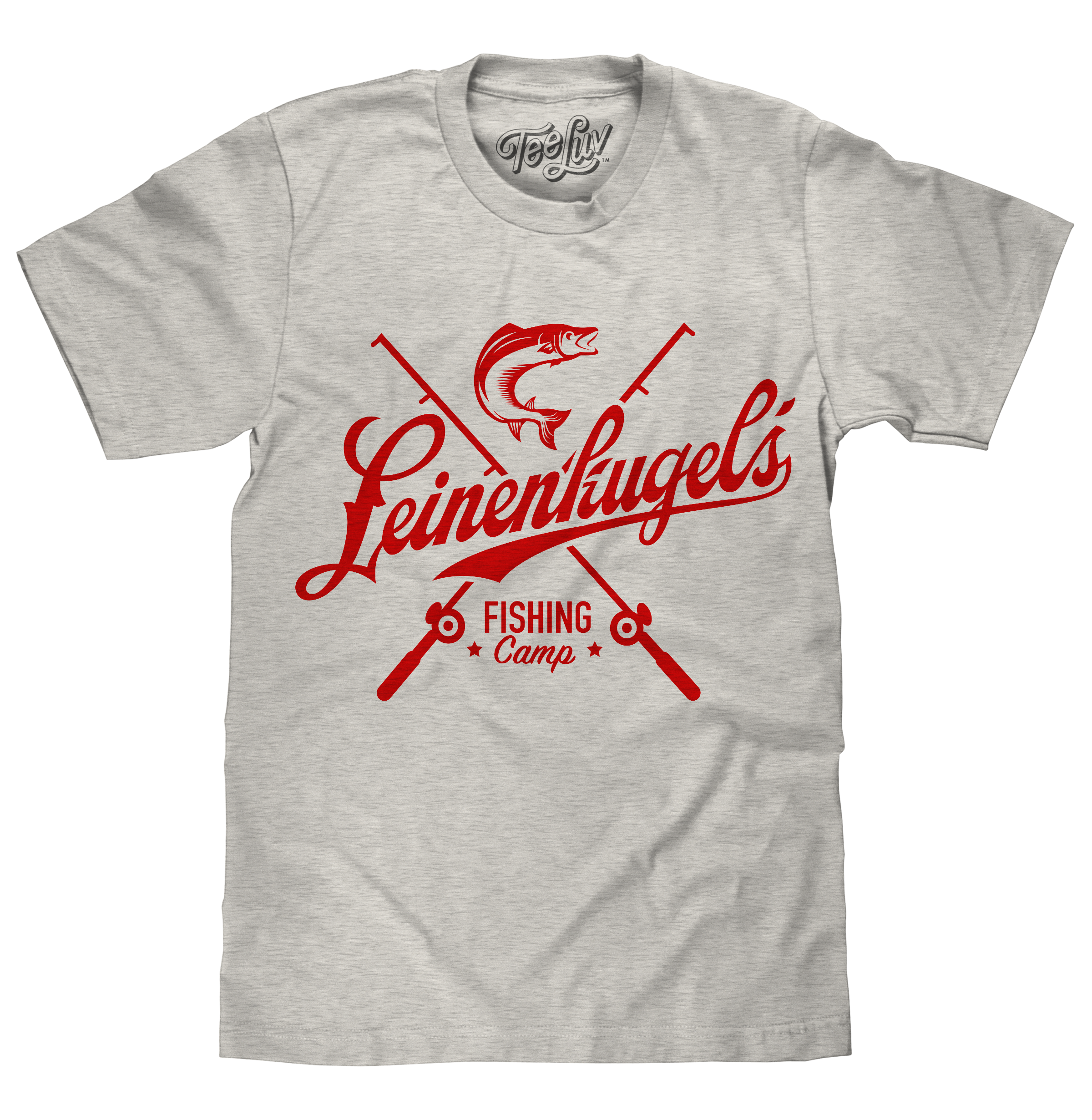 Leinenkugel's Fishing Camp Beer Logo T-Shirt - Ash Gray