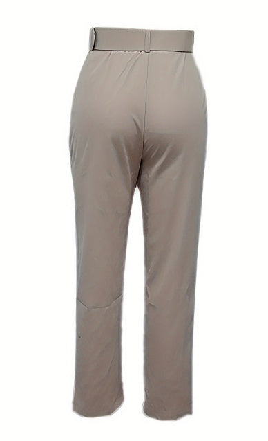 Women's Fashionable Casual Pants in Solid Colors