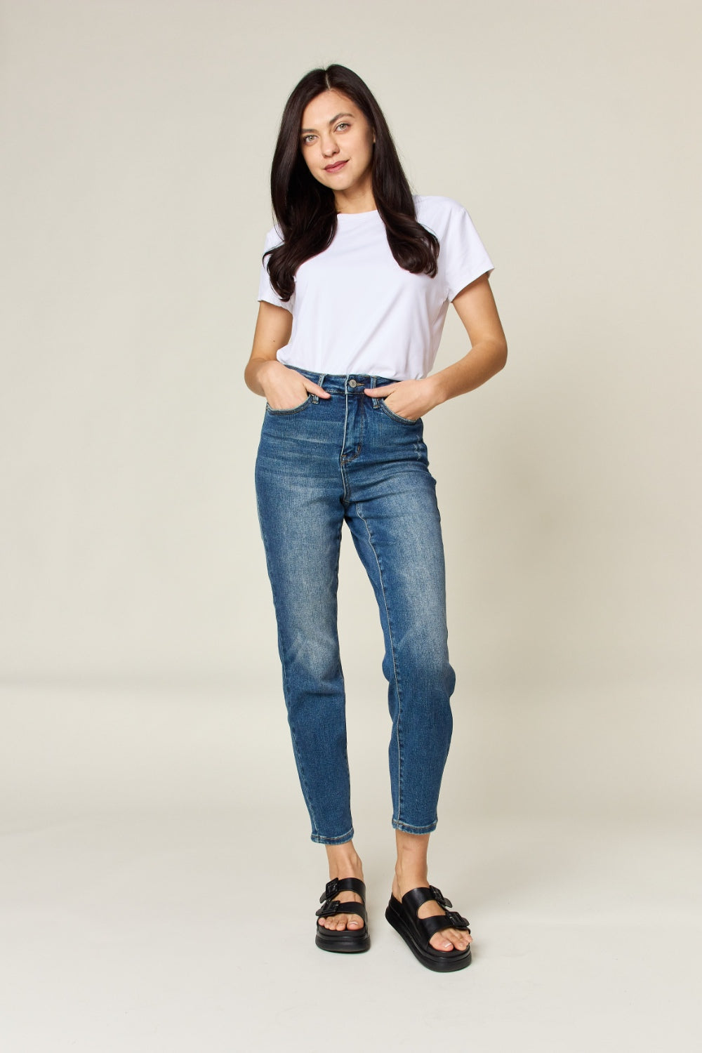 Judy Blue High Waist Jeans - Tummy Control Full Size Slim Fit Women's Jeans