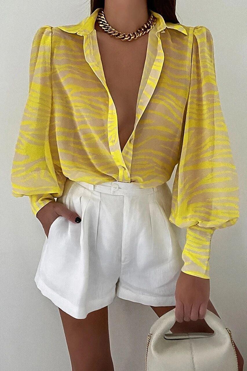 Long Sleeved Single Breasted Casual Top | Colorful Cowgirl Fashion for Every Day