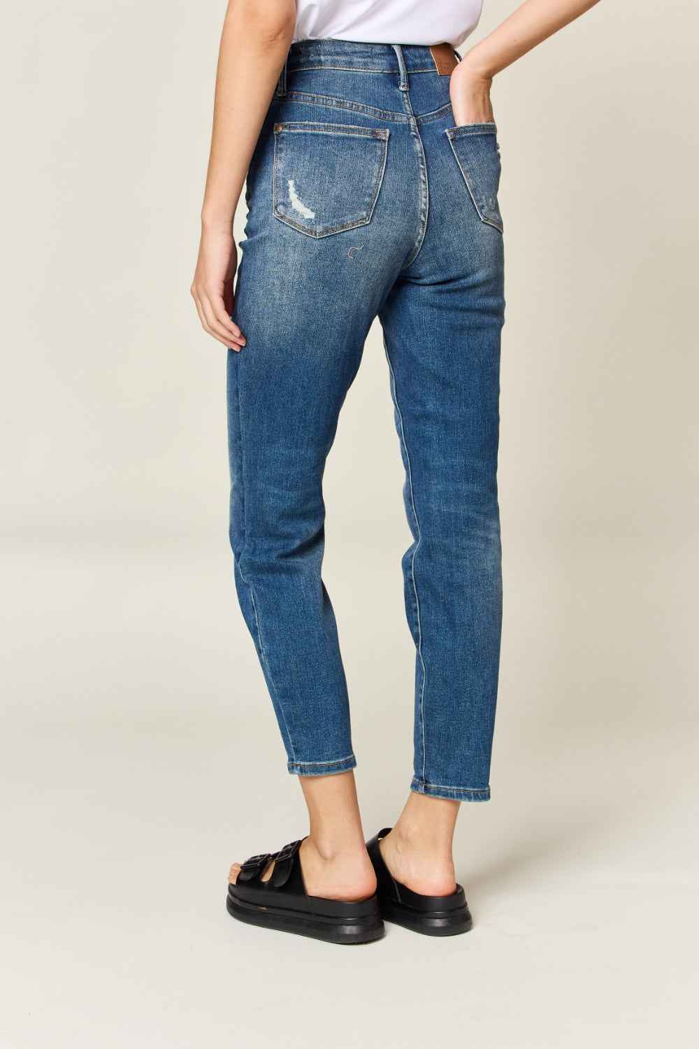 Judy Blue High Waist Jeans - Tummy Control Full Size Slim Fit Women's Jeans