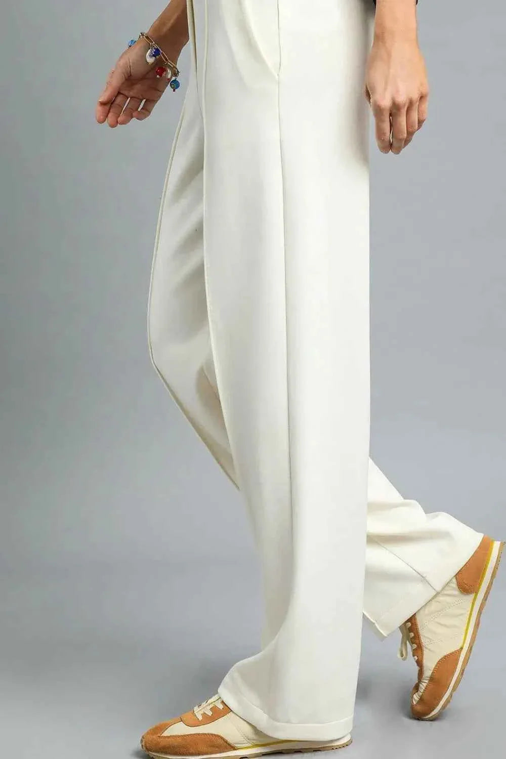 Umgee High Waisted Wide Leg Pants for Women - Stylish and Comfortable