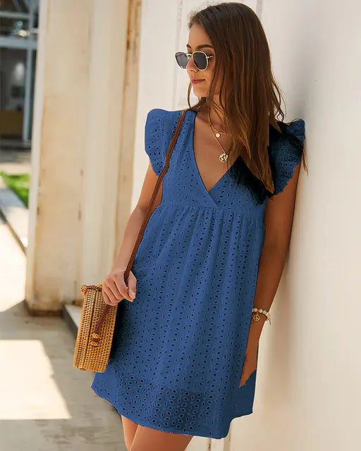 Lace Dress, Women's Short Skirt, Summer Dress